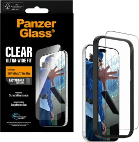 PanzerGlass Screen Protector Ultra-Wide Fit w. EasyAligner für Apple iPhone 18 Pro Max