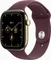 Apple Watch Series 12 (GPS + Cellular) 46mm Titan brillantgold mit Sportarmband M/L burgunder Vorschaubild