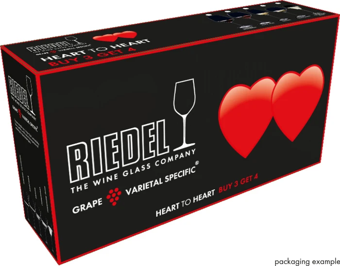 Riedel Heart to Heart Cabernet Sauvignon Glas, 4 Stück