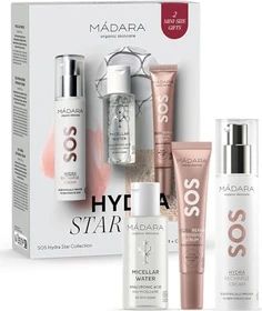 Madara SOS Hydra Star Creme 50ml + Mizellenwasser 50ml + Serum 15ml Geschenkset
