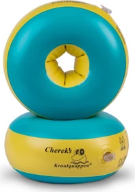 Cherek's Kraulquappen Anfänger Schwimmflügel grün/gelb (Junior)