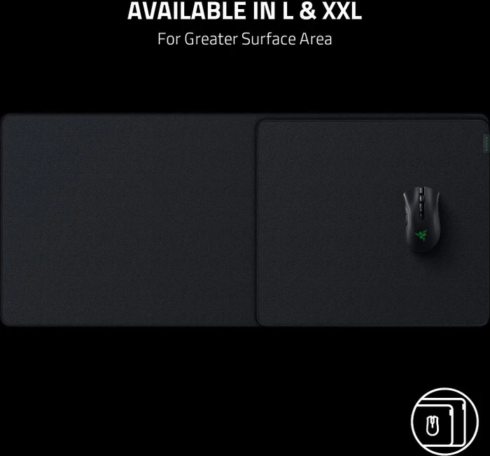 Razer Strider Hybrid-Gaming-Mauspad, L - 450x400mm, schwarz