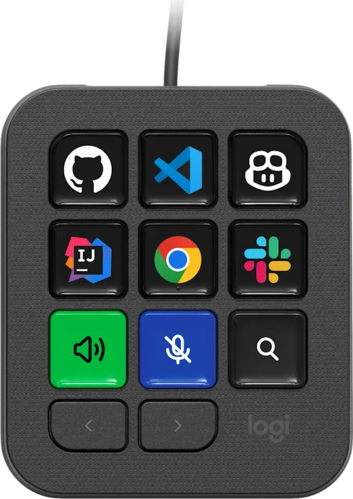 Logitech MX Keypad, grafit, USB-C