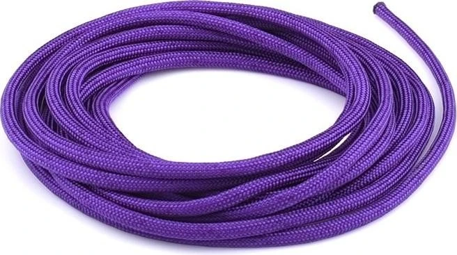 Alphacool AlphaCord Sleeve 4mm Gewebeschlauch für Rundkabel, Gewebeschlauch, 3.3m, Acid Purple