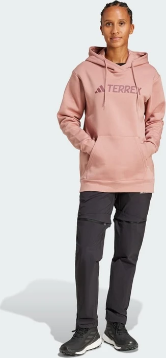 adidas Terrex Multi Large Logo Hoodie warm clay (Damen)
