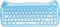 LogiLink Kitty Kindgerechtes Wireless Tastatur-Maus-Set, blau, USB, DE Vorschaubild