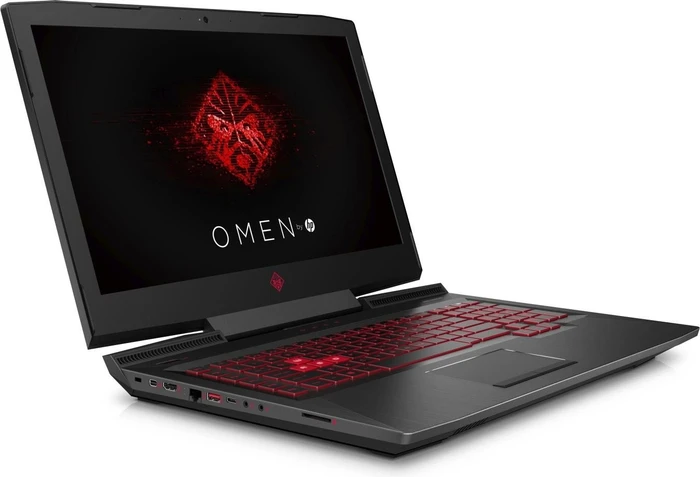 HP OMEN by HP Laptop 17-an014ng, Shadow Black, Core i7-7700HQ, 16GB RAM, 256GB SSD, 1TB HDD, GeForce GTX 1070, DE
