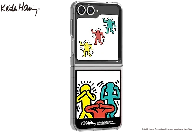 Samsung Slash B Slash Keith Haring Photo Flipsuit Card