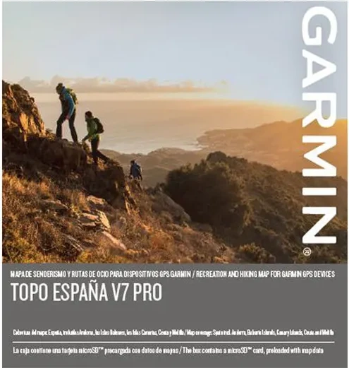 Garmin Digitale Karten auf CD - Topografische Karte Spanien