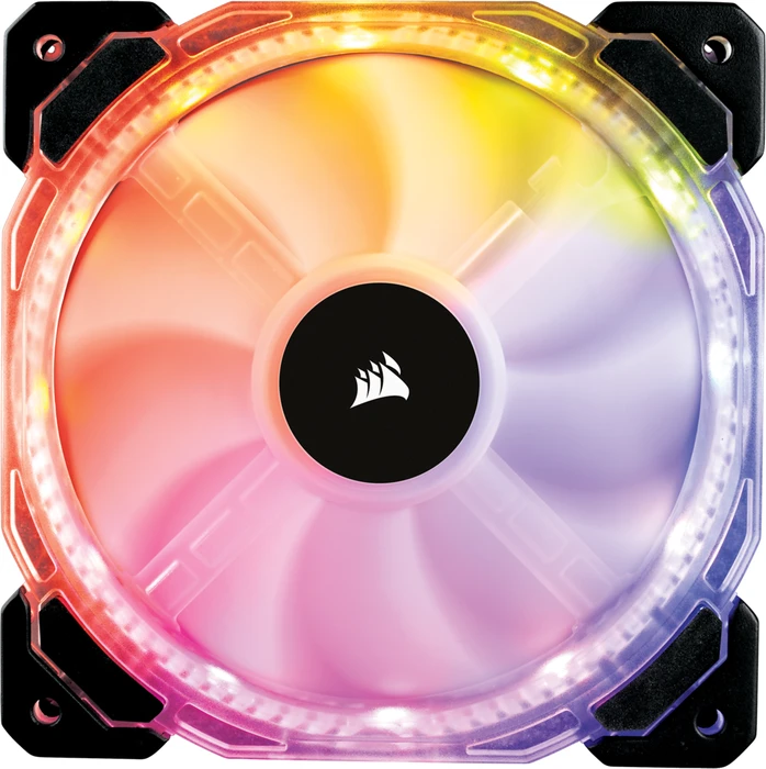 Corsair Air Series HD120 LED RGB High Static Pressure PWM, LED-Steuerung, Lüftersteuerung, 120mm