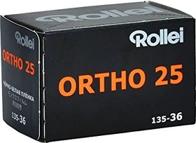 Rollei Ortho 25 plus 35mm SW-Negativfilm 135-36 ISO 25/15°