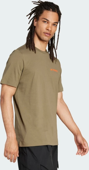 adidas Terrex Graphic T-Shirt kurzarm olive strata (Herren)