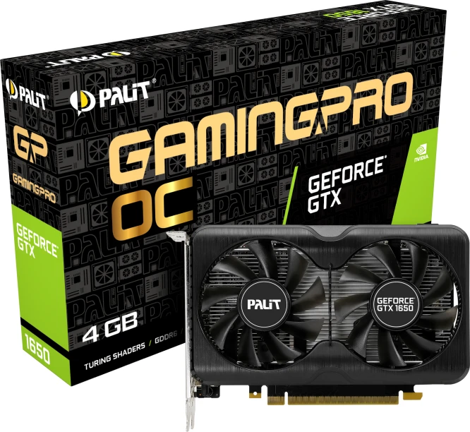 Palit GeForce GTX 1650 GP OC, 4GB GDDR6, HDMI, 2x DP