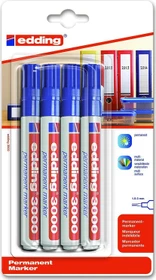 edding 3000 Permanentmarker blau
