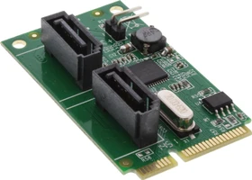 InLine Schnittstellenkarte, 2x SATA 6Gb/s, PCIe Mini Card (66907)
