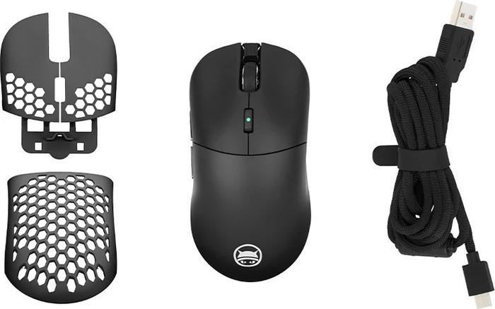 Gamiac PX71 Wireless RGB Gaming Maus schwarz, USB