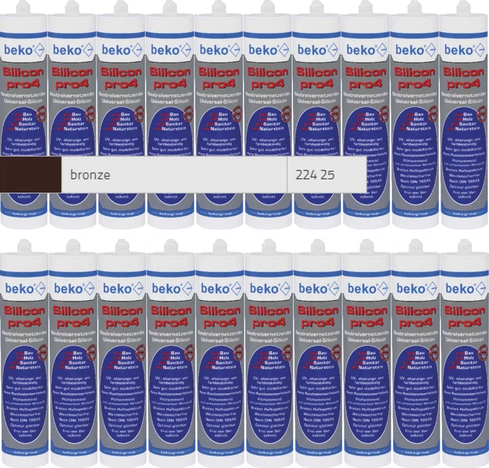 beko Silikon pro4 Premium Universal Silikonkleber bronze, 310ml
