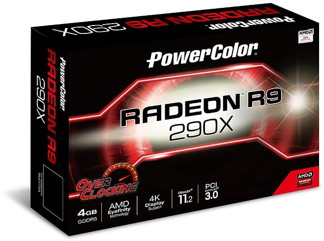 PowerColor Radeon R9 290X, 4GB GDDR5, 2x DVI, HDMI, DP