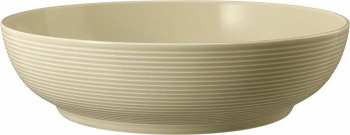 Seltmann Weiden Beat Color Glaze Bowl 25.5cm sandbeige