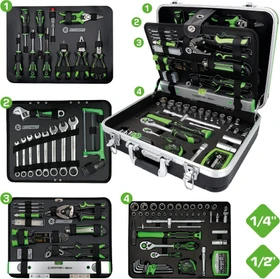 KS Tools Competition Handwerkzeugset inkl. Koffer, 145-tlg.