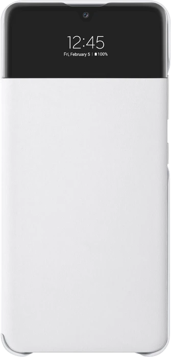 Samsung S-View Wallet Cover für Galaxy A32 weiß
