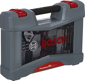 Bosch DIY Premium X-Line Bohrer-/Bits-Zubehörset inkl. Koffer, 91-tlg.