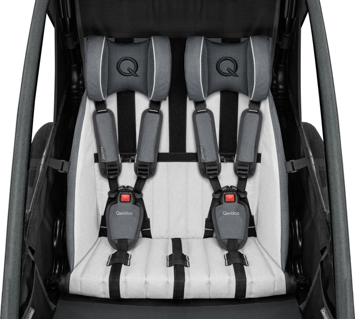 Qeridoo Sportrex 2 Fahrradanhänger forest green (Modell 2023)