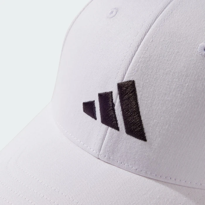 adidas New Logo Baseball Kappe weiß/schwarz