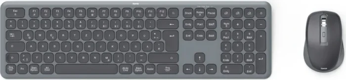 Hama WKM-550 Multi-Device-Tastatur-Maus-Set, schwarz, USB/Bluetooth, DE