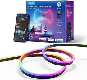 Govee RGBIC Neon Rope Light 2 LED-Streifen 4m schwarz