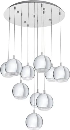 Eglo Conessa Pendelleuchte 10-flammig chrom