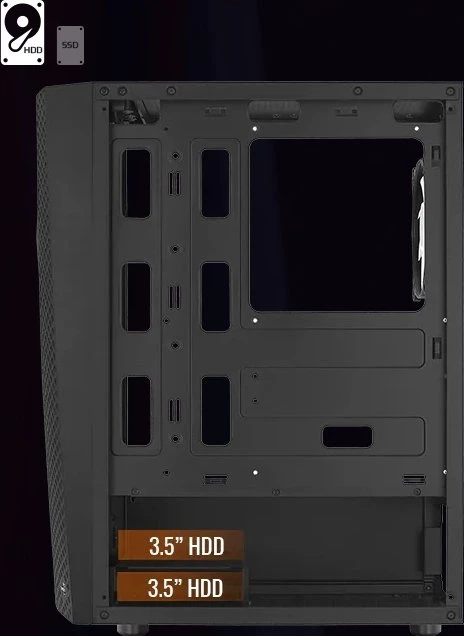 AeroCool Wave, Glasfenster