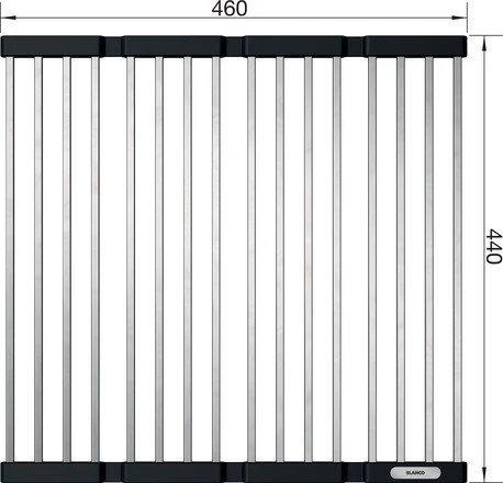 Blanco Klappmatte 460x440mm