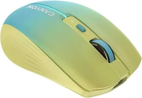 Canyon MW-44 Rechargeable Wireless Mouse blau/gelb, USB/Bluetooth (CNS-CMSW44UA)