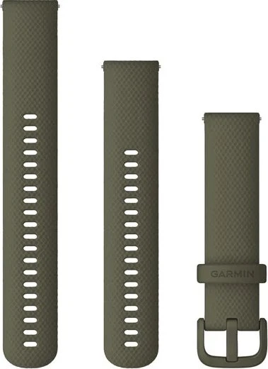 Garmin Schnellwechsel Silikon Armband 20mm moss