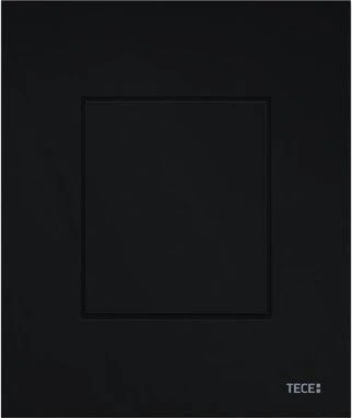 TECE TECEnow Urinal-Betätigungsplatte inklusive Kartusche 104x124x5mm schwarz glänzend
