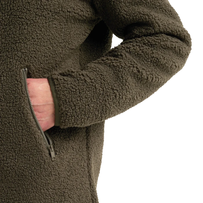 Jack Wolfskin High Curl Coat Funktionsmantel obsidian moss (Junior)