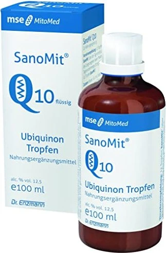 Dr. Enzmann SanoMit Q10 Ubiquinon flüssig Tropfen, 100ml