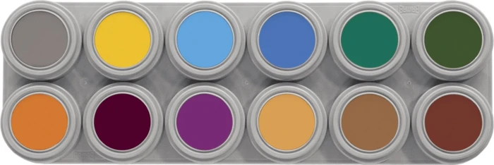 Grimas Water Make-Up Kinder Theaterschminke Palette B, 1 Stück