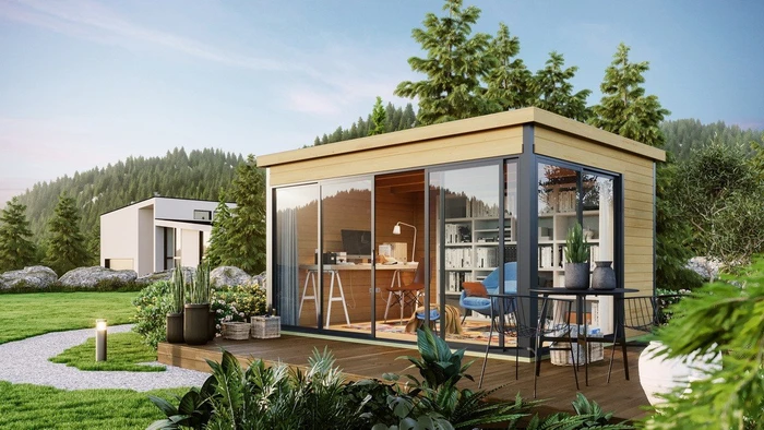 Lasita Maja Domeo 4 Gartenhaus natur