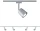 Paulmann URail Cover Schienensystem Spot GU10 2.2m chrom matt, 4 Stück (96897)