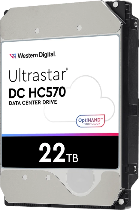 Western Digital Ultrastar DC HC570 22TB, SE, 24/7, 512e / 3.5" / SATA 6Gb/s