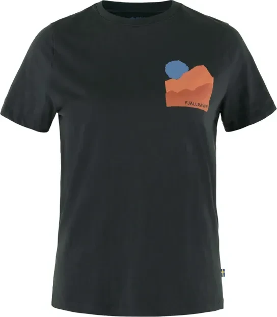 Fjällräven Nature T-Shirt kurzarm schwarz (Damen)