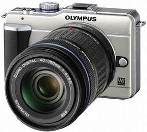 Olympus PEN E-PL1 gold mit Objektiv M.Zuiko digital ED 14-42mm 3.5-5.6 und M.Zuiko digital ED 40-150mm 4.0-5.6