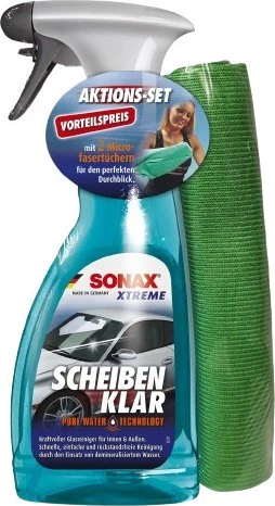 Sonax Xtreme ScheibenKlar + 2 Mikrofaser Tücher 500ml
