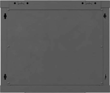 Lanberg WF01 Series 19" Wandschrank 9HE, hängend, Flatpack, Gitternetztür, IP20, RAL 9004, 600mm tief