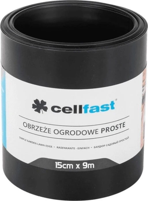 Cellfast Rasenkante 15cm schwarz 9m