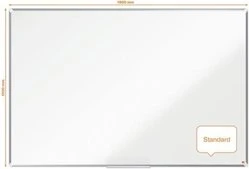 Nobo Whiteboard Premium Plus, Stahl, weiß, 120x180cm