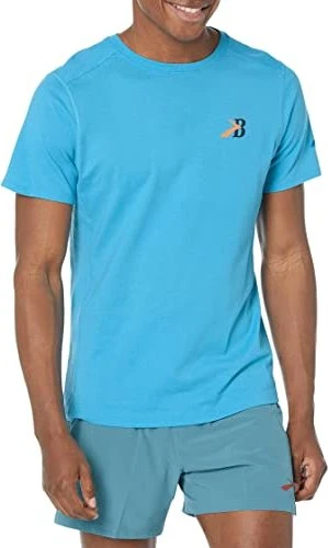 Brooks Distance Laufshirt kurzarm spring break/flying b (Herren)
