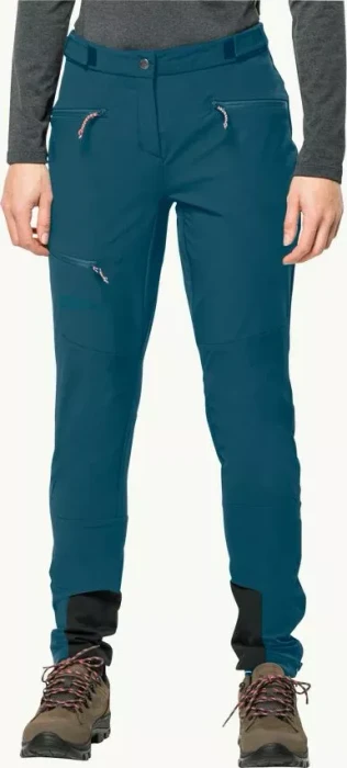 Jack Wolfskin Salmaser Hose lang blue coral (Damen)